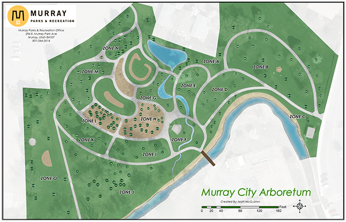 Murray City Arboretum Map